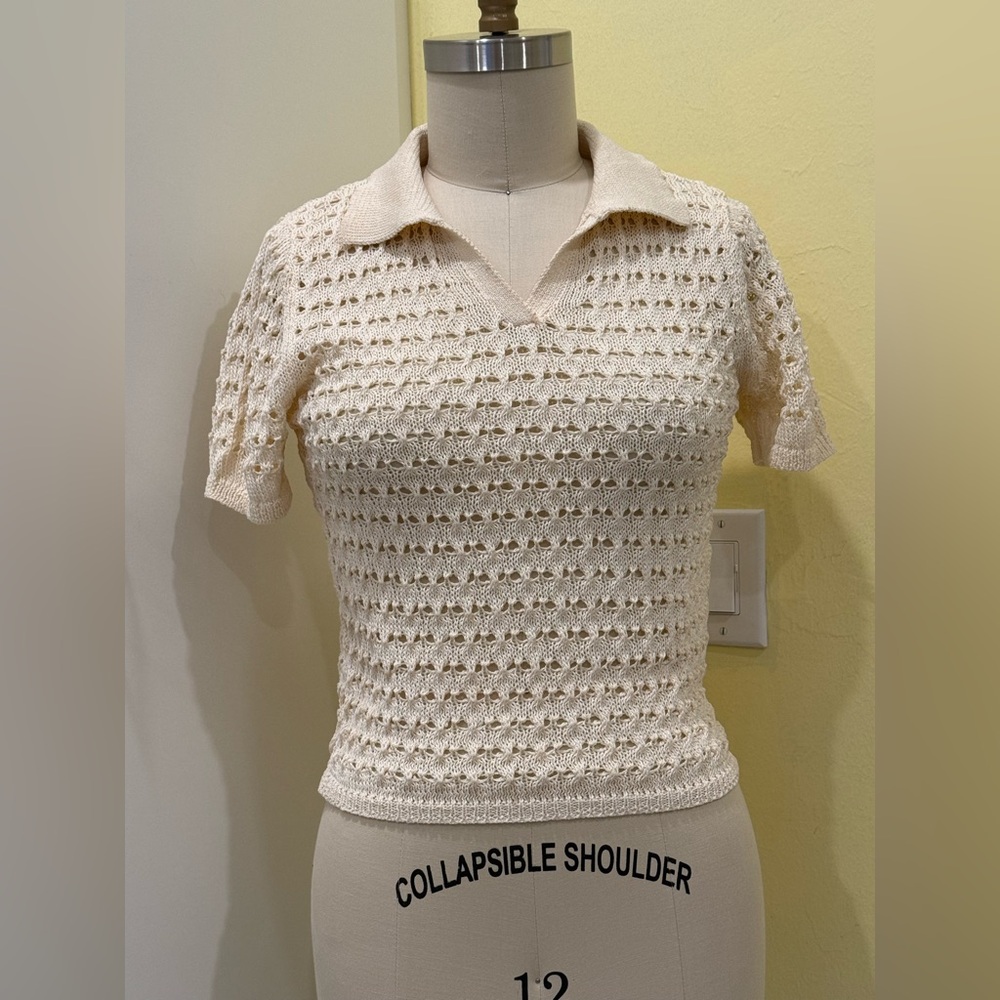 Oak & Trellis Johnny Collar Sweater Top